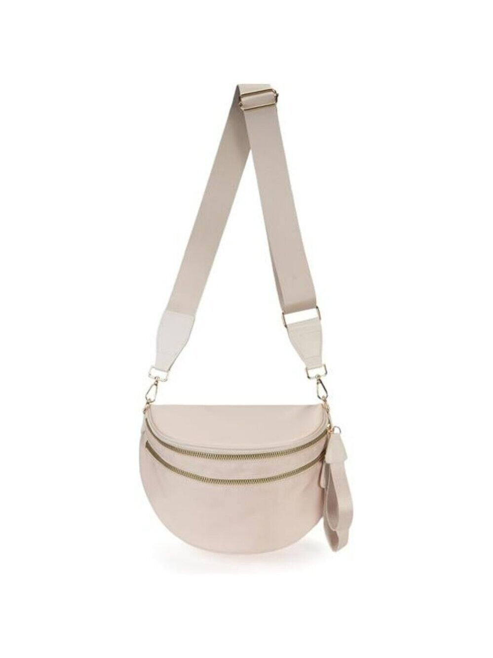 Nylon Crossbody Bag Bum Bag Shoulder Purse Adjustable Strap Large Capacity